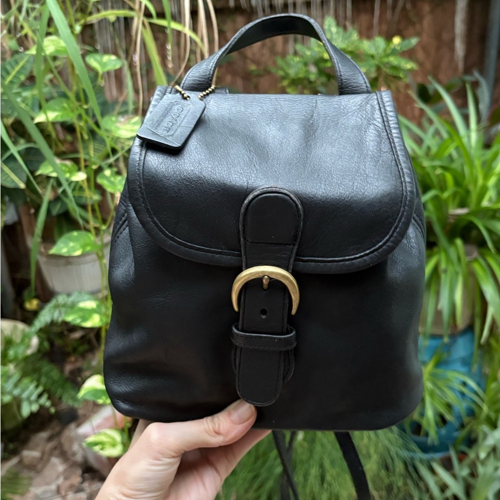 🖤Vintage Coach Leather Backpack 4152